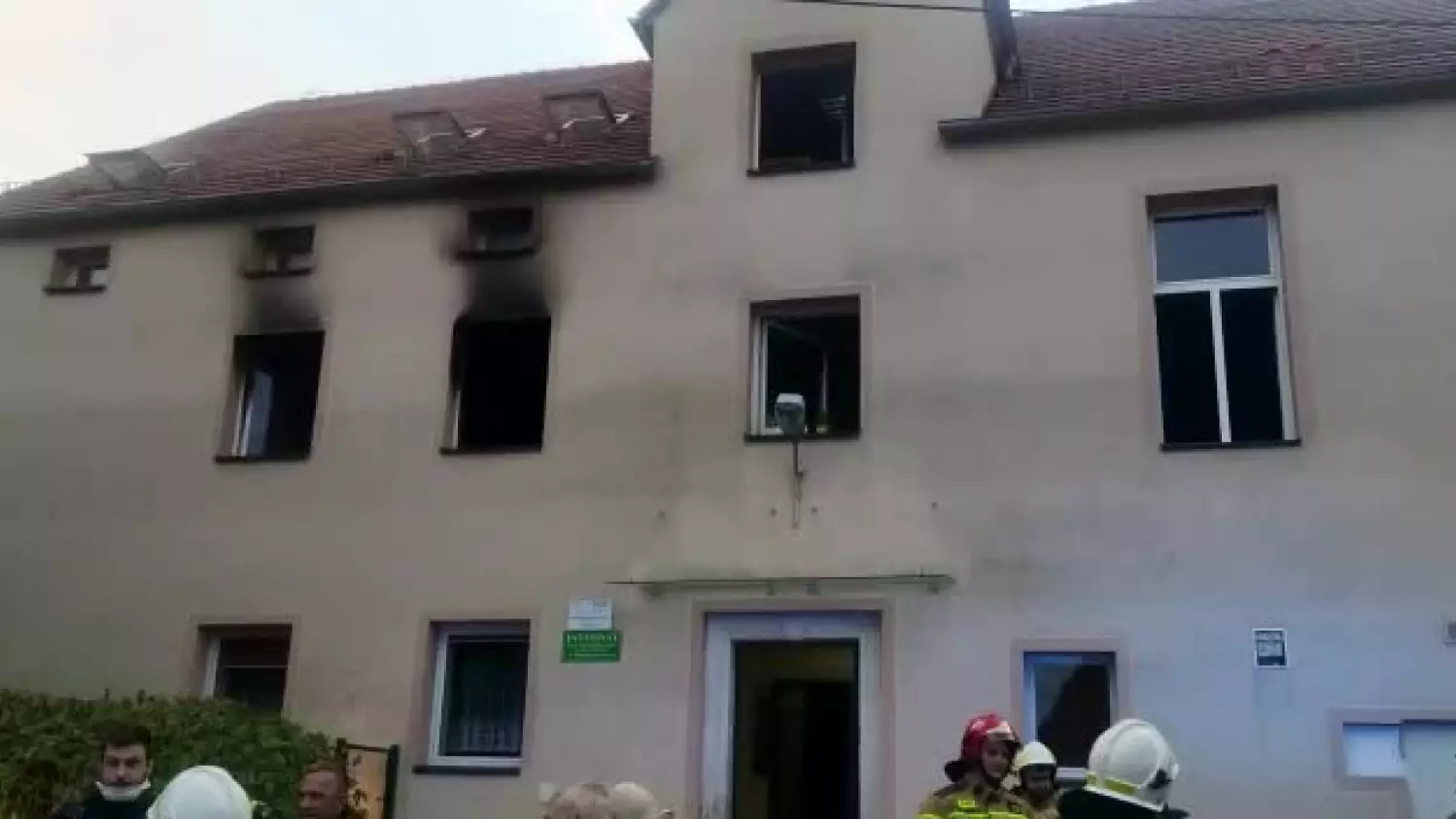 Pożar w internacie w Biedrzychowicach