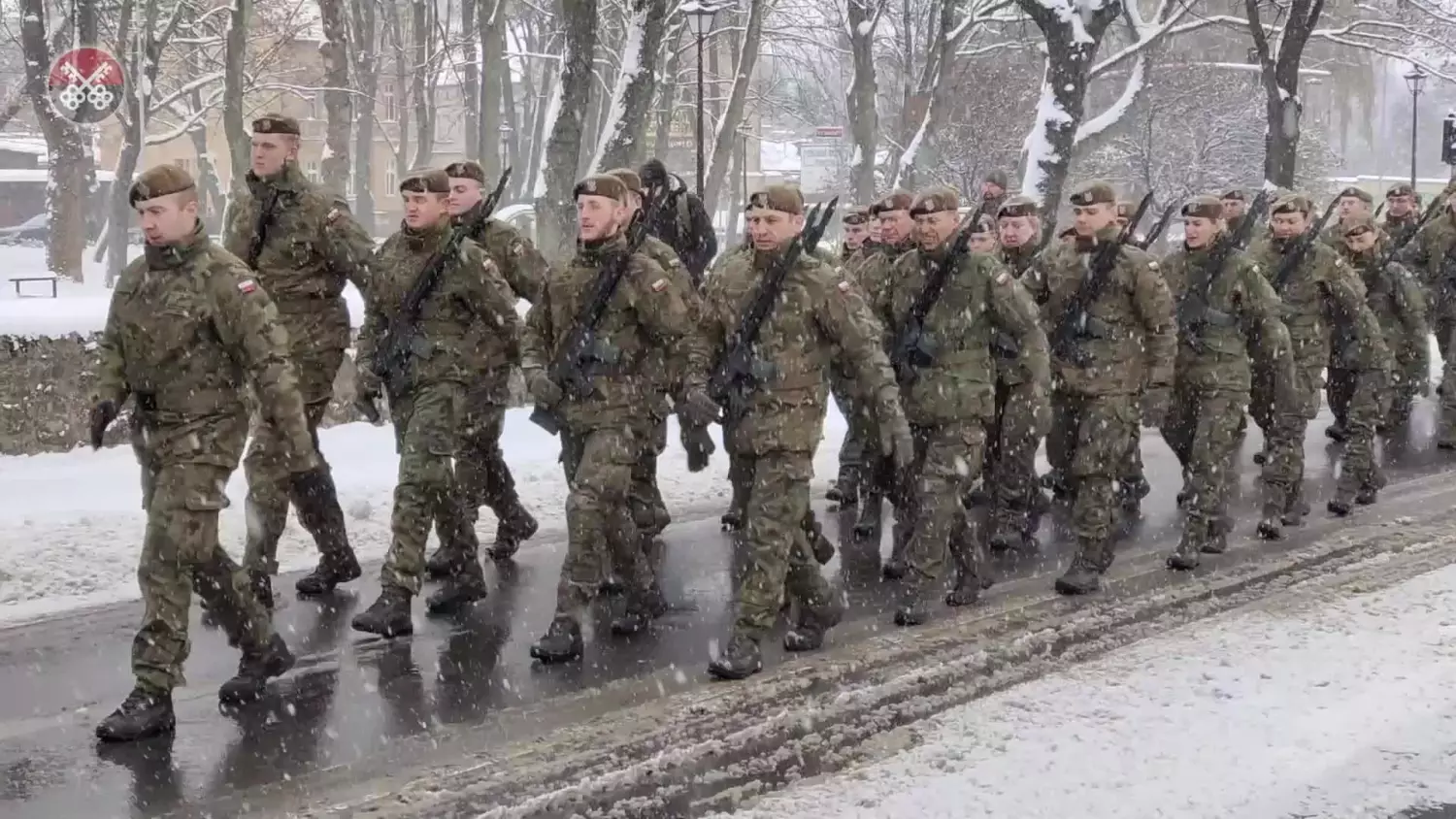 Przemarsz i przysięga żołnierzy 16. Dolnośląskiej Brygady Obrony Terytorialnej