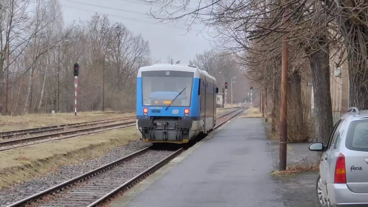 České dráhy wjechały testowo na stację kolejową w Zawidowie